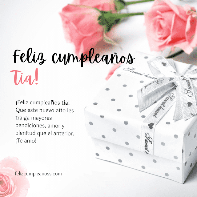 Feliz Cumpleaños Tia